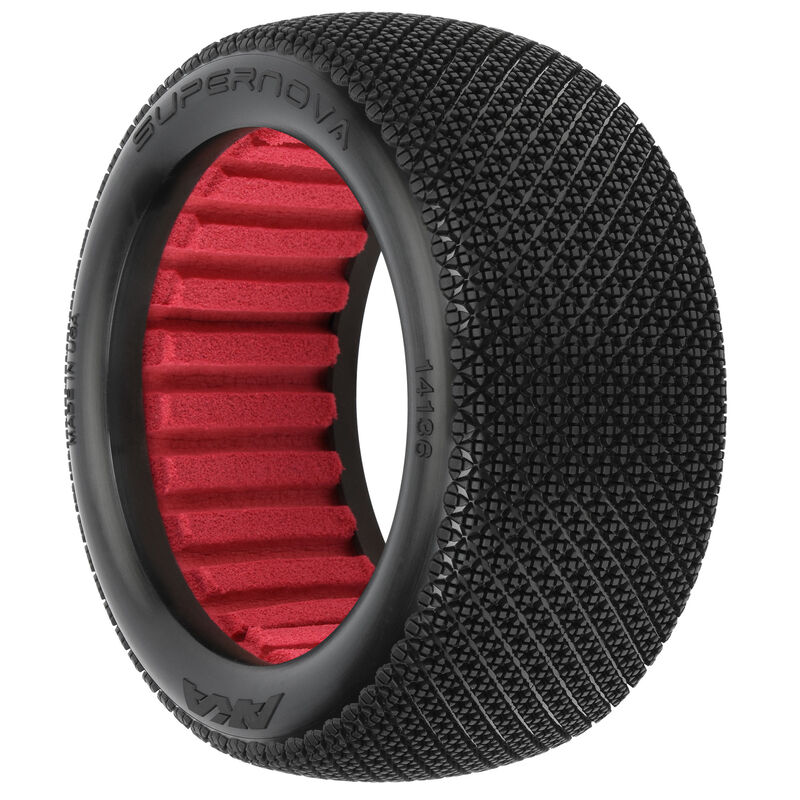 1/8 Supernova Super Soft F/R 4.0 Off-Road Truggy Tires (2)