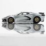 HO Chevy Corvette C8 Mega G+ Slot Car, Metallic Ceramic Matrix