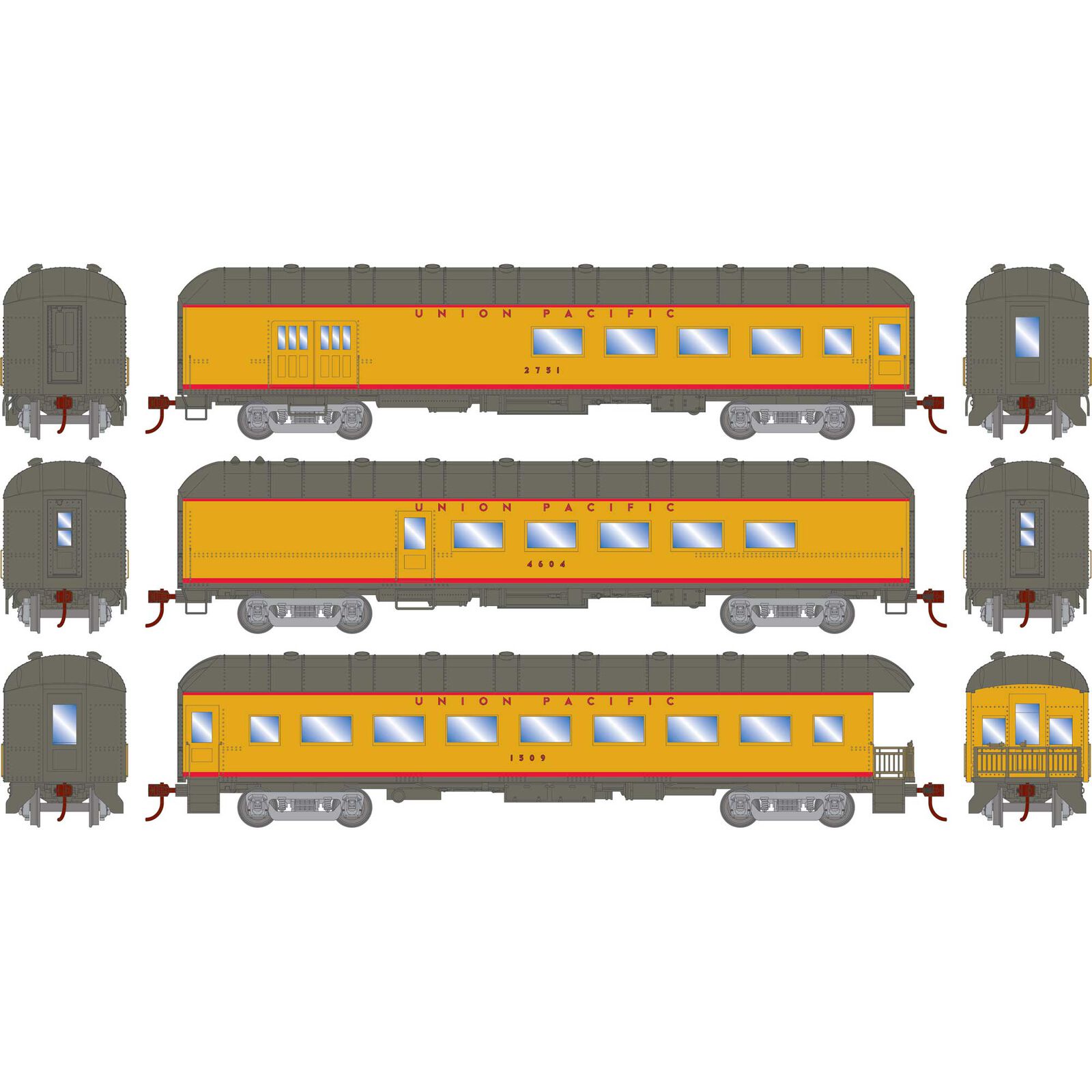 HO RTR Arch Roof Set, UP (3)