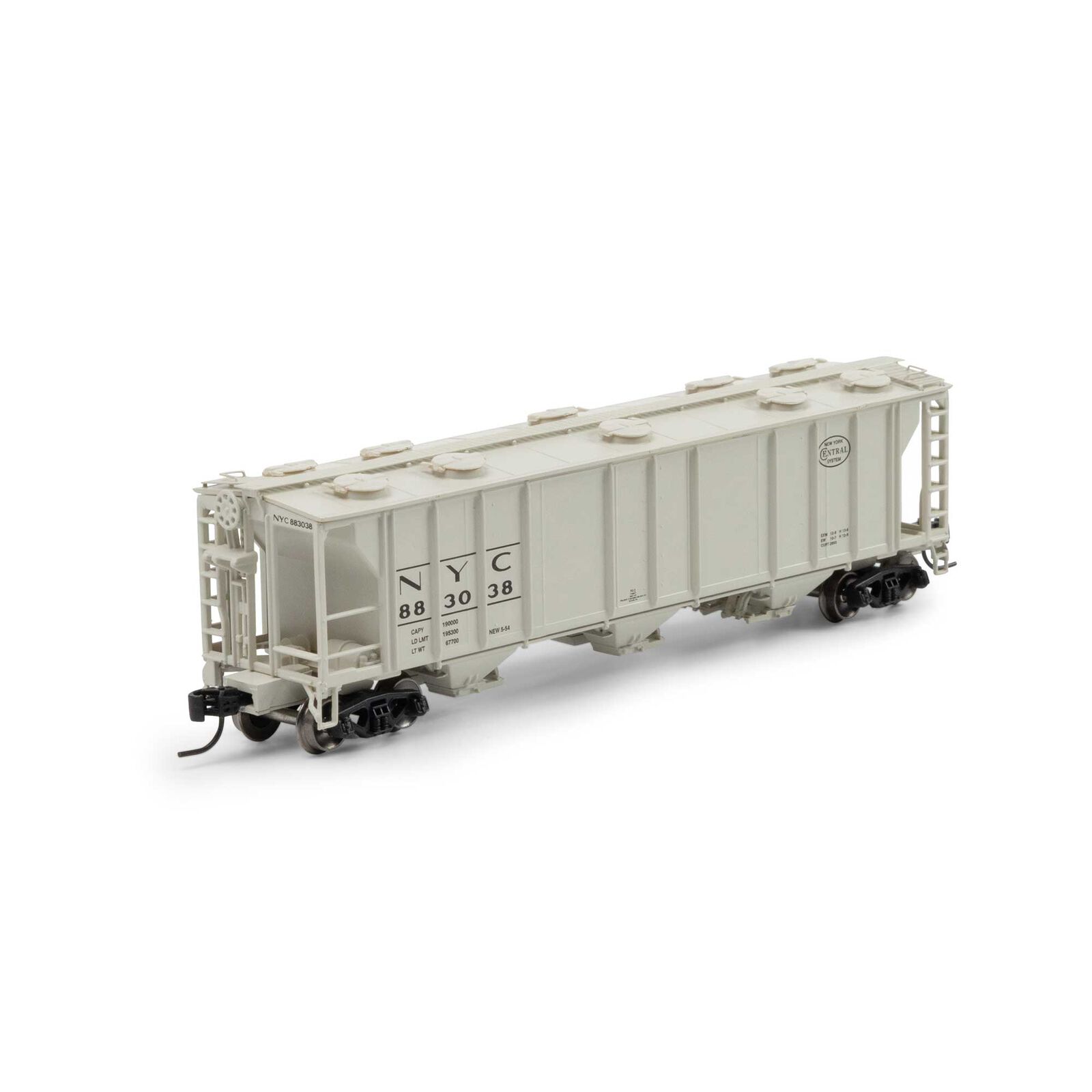 N PS-2 2893 3-Bay Covered Hopper, NYC #883038