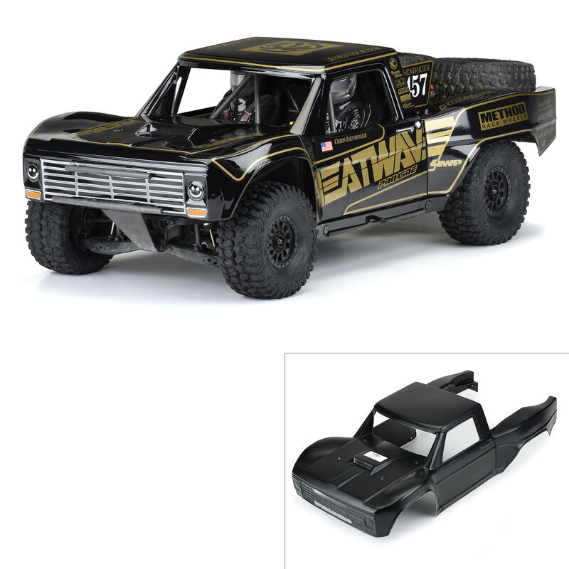 1/7 Pre-Cut 1967 Ford F-100 Heat Wave Black: Unlimited Desert Racer