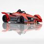 HO Formula N #4 Mega G+ Slot Car, Red & Gray