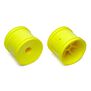 1/10 2.2" 2WD Rear Truck Wheels, Yellow (2)