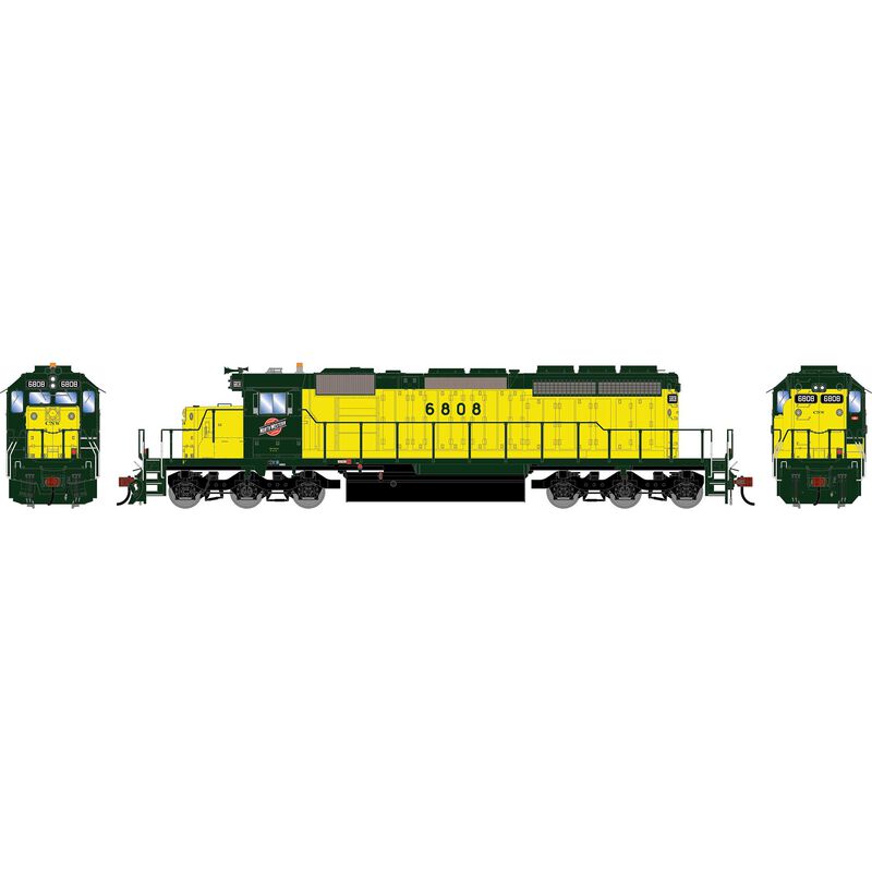 HO ATH SD40-2 Locomotive, CNW #6808