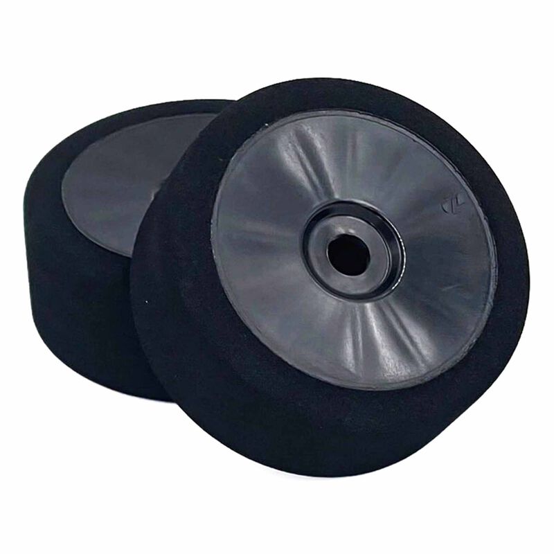 1/8 Pre-Mounted Buggy Foam Tire, Black Wheel, Gold Compound (2)