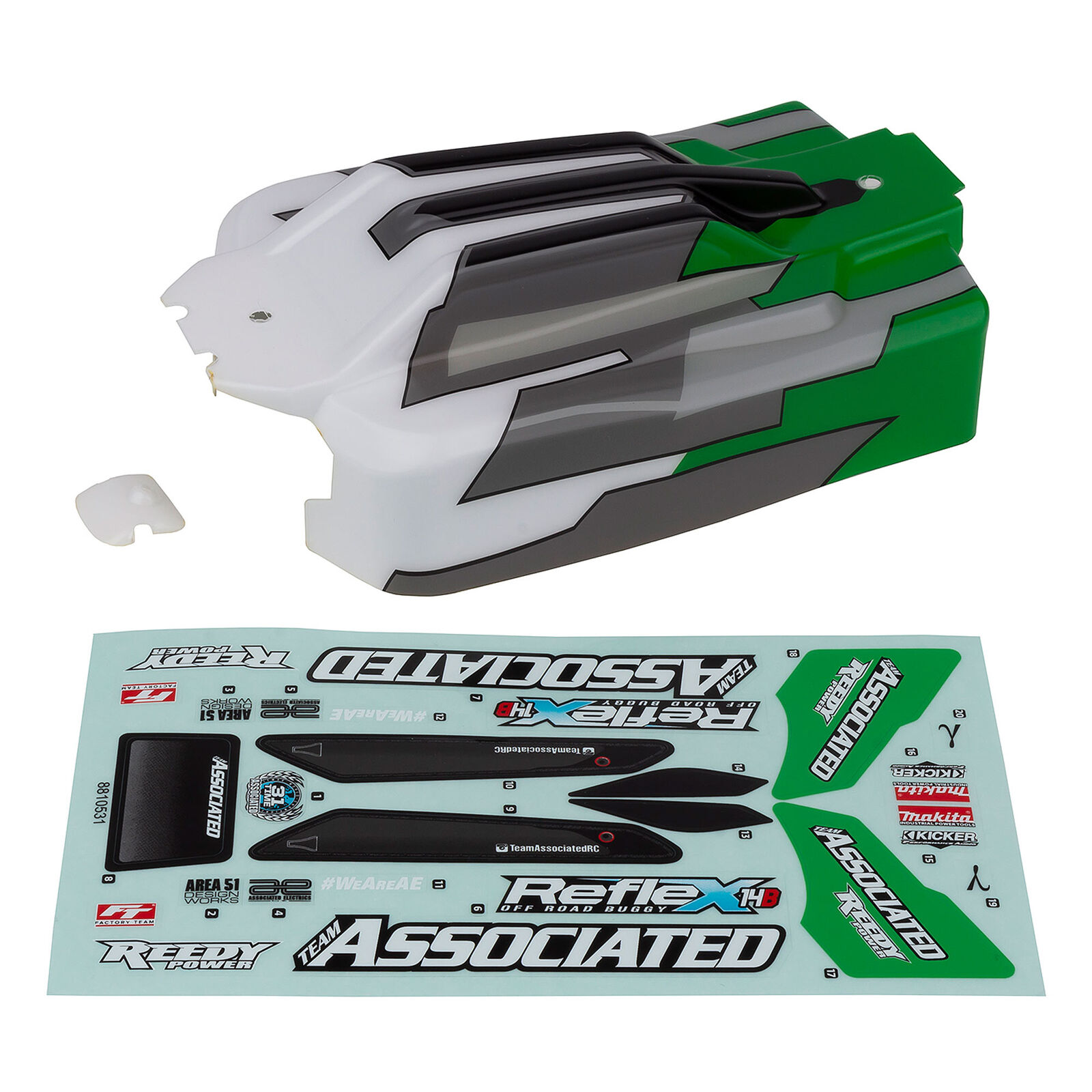 1/14 Reflex 14B Gamma Pre-Painted Body Set Painted