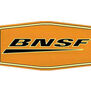 10" Die-Cut Metal Sign, BNSF/Wedge