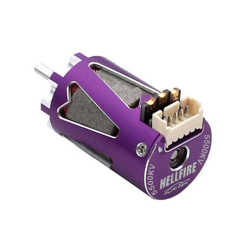 Hellfire 1410 5500Kv Sensored Brushless Motor, Purple