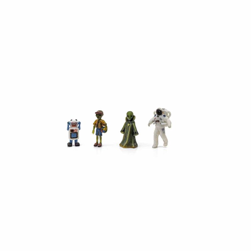 HO Sci-Fi Figures &ndash; 4 PK