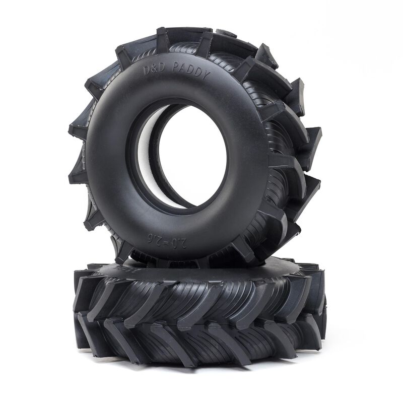 D&D Paddy Tire w/Foam (2): LMT Mega