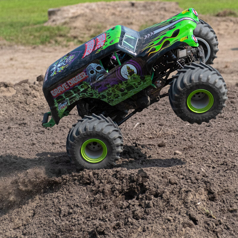 1/8 LMT Grave Digger 3S 4X4 RTR Brushless Monster Truck, Green 
