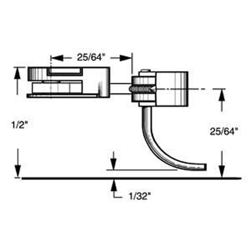HO Body Mounted Coupler, 25/64" Center (2pr)