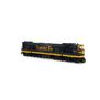 HO U50 Locomotive with DCC & Sound, SF #1657