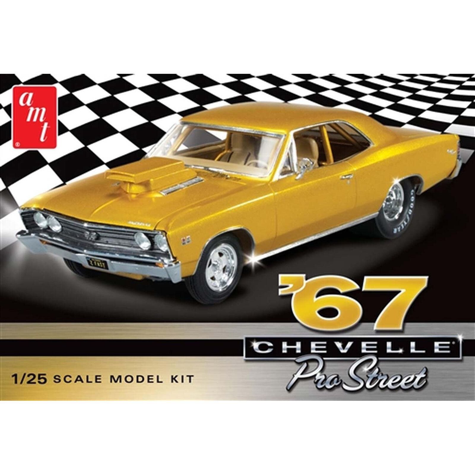 1/25 1967 Chevy Chevelle Pro Street Model Kit