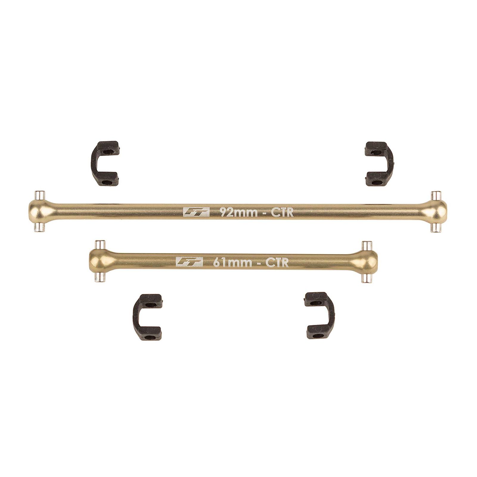 RC10B74.2 FT Center Dogbone Set, Aluminum