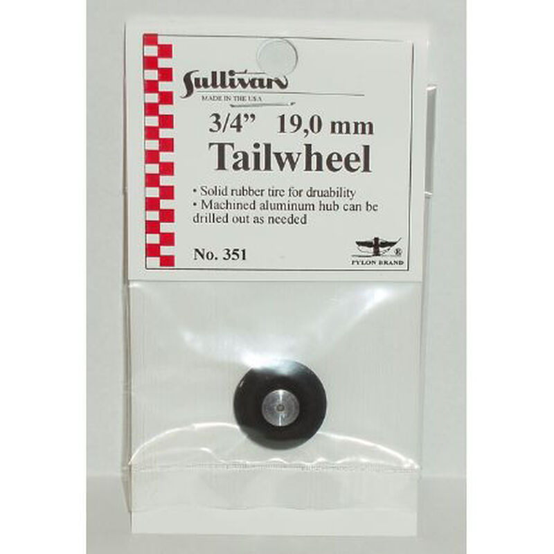 Tailwheel, 3/4"