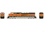 HO GE Dash 9-44CW Locomotive with DCC & Sound, BNSF Wedge #4484