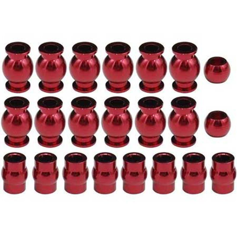 Complete Aluminum Pivot Ball Set (22): 1/10 ARRMA