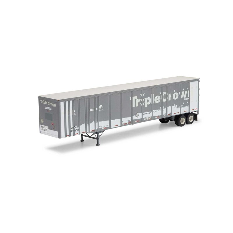 HO 53' Wabash Plate Trailer, MECZ #461650