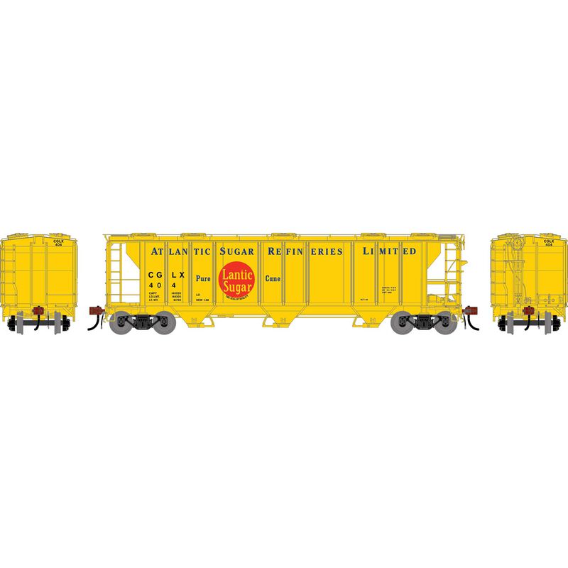 HO GEN PS 2893 3-Bay Covered Hopper, CGLX #404