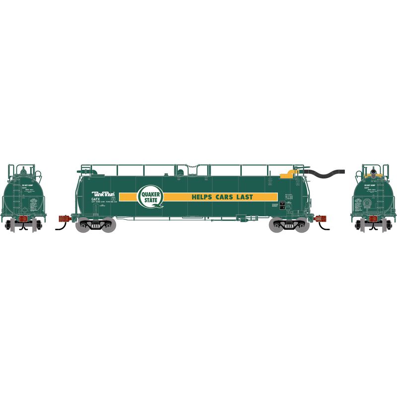 N TankTrain Intermediate, GATX Quaker State Unnumbered