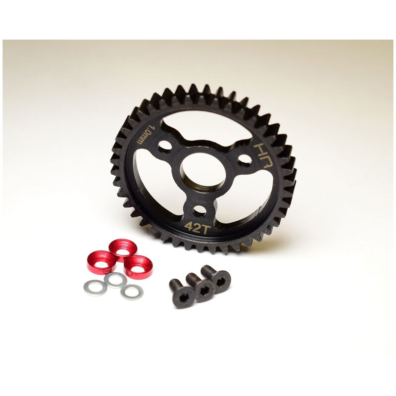 Steel Spur Gear 42T 1.0 Mod: Traxxas Revo 3.3, Slayer Pro