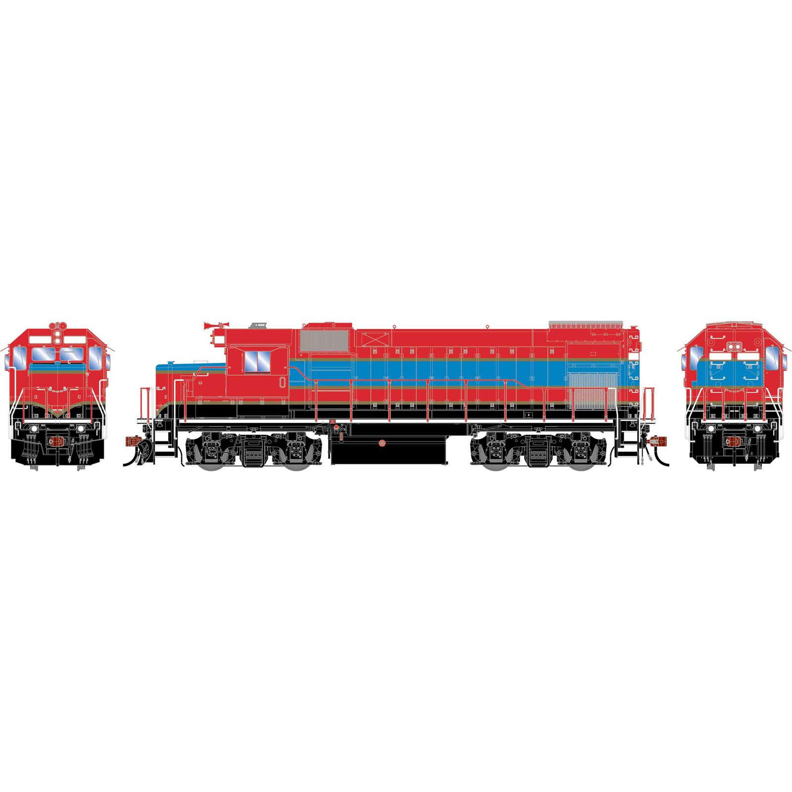 HO GEN GP15-1 Locomotive, Patriot Rail