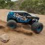 1/10 GORGON 2WD RTR Brushed Monster Truck (Battery & Charger Included), Blue