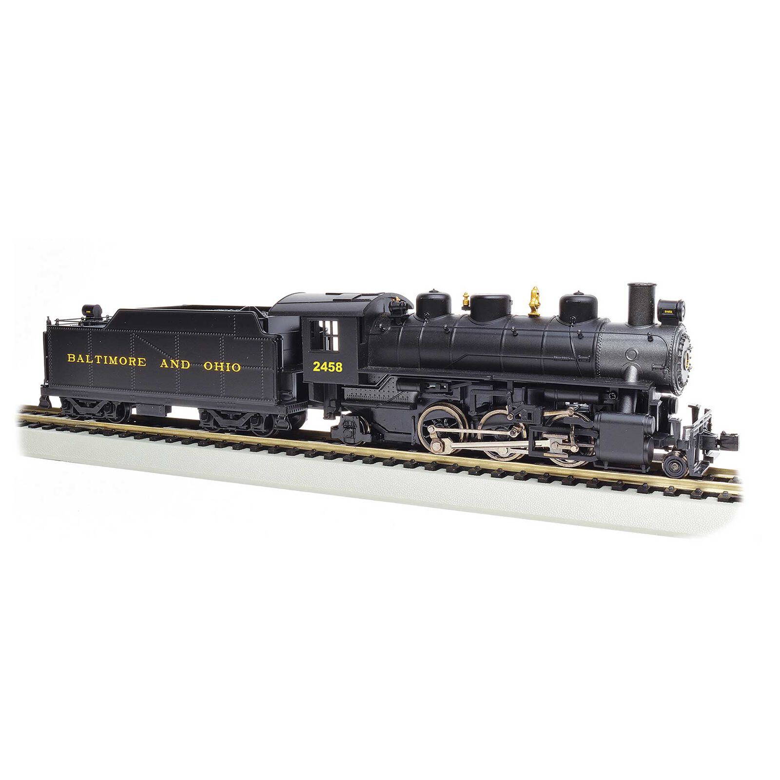 HO 2-6-2 Prairie Locomotive w/ Smoke - Baltimore & Ohio® #2458