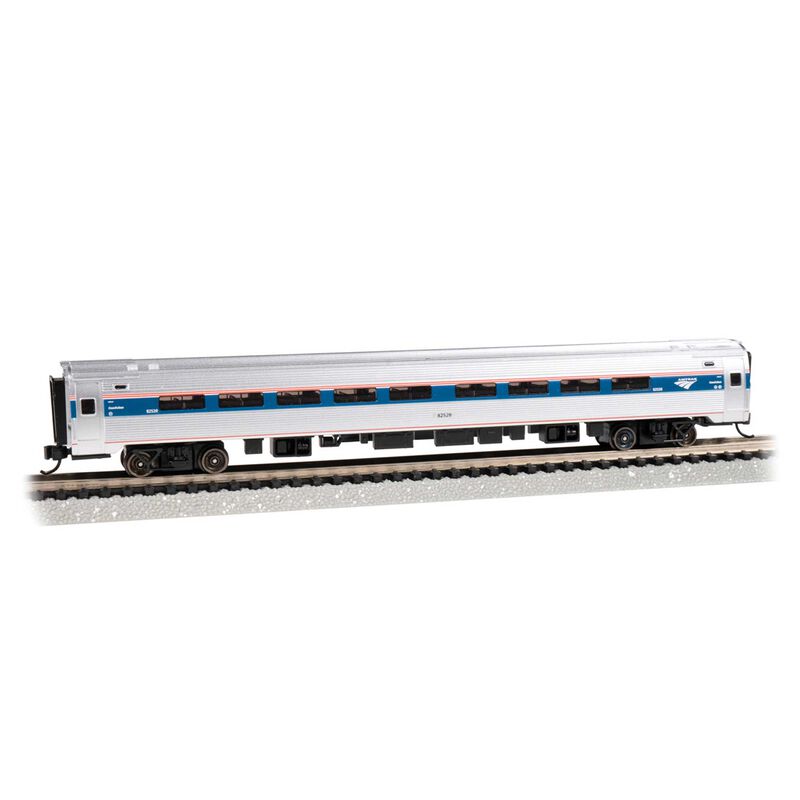 N Budd Amfleet® Coach Class Passenger Car w/ Lighted Interior - Phase VI #82768