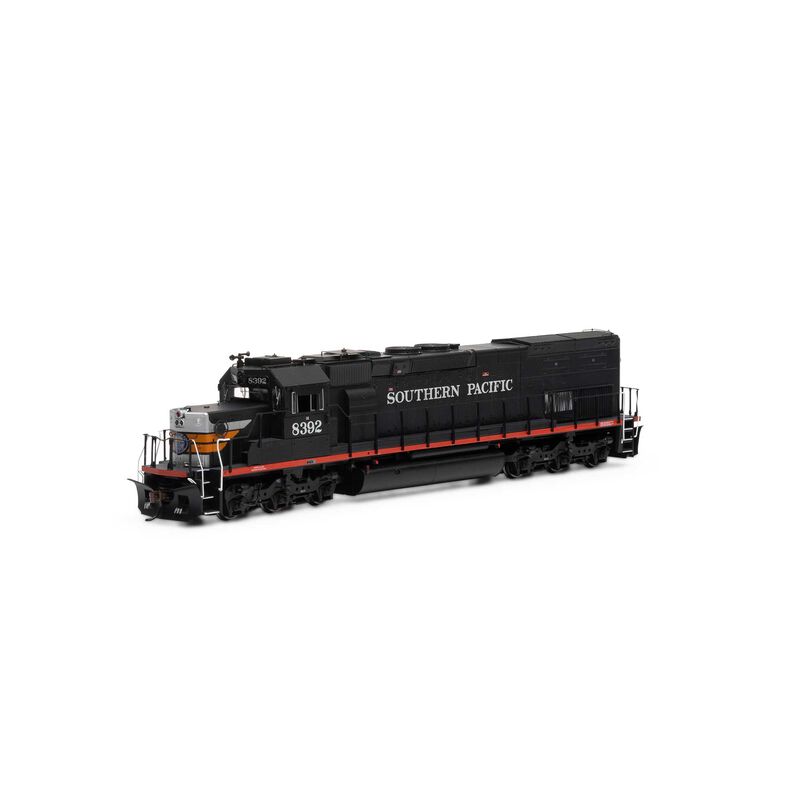 HO SD40T-2 Locomotive with DCC & Sound, SP/Black Widow #8392