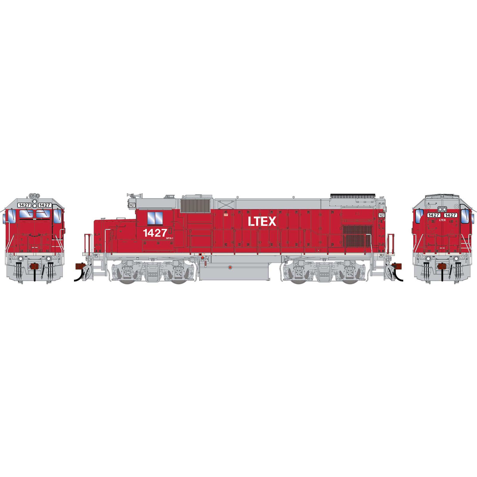 HO GEN GP15-1 Locomotive w/DCC & SOUND, LTEX #1427