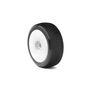 1/8 Enduro Ultra Soft Pre-Mounted Tires, White EVO Wheels (2): Buggy