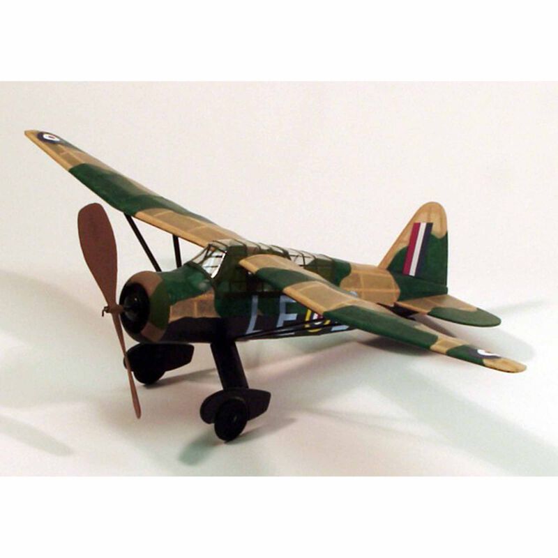 Lysander Rubber Powered 17-1/2″ Airplane Kit
