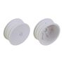 1/10 2.2" 4x4 Front Buggy Wheels, White (2)