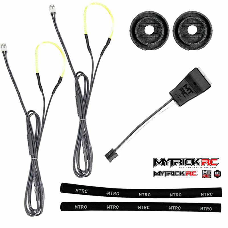 TrickFlex Halo Light Kit, 1/10 Axial SCX10 III Jeep JLU Wrangler (Power Off MyTrickRC Light Controller)