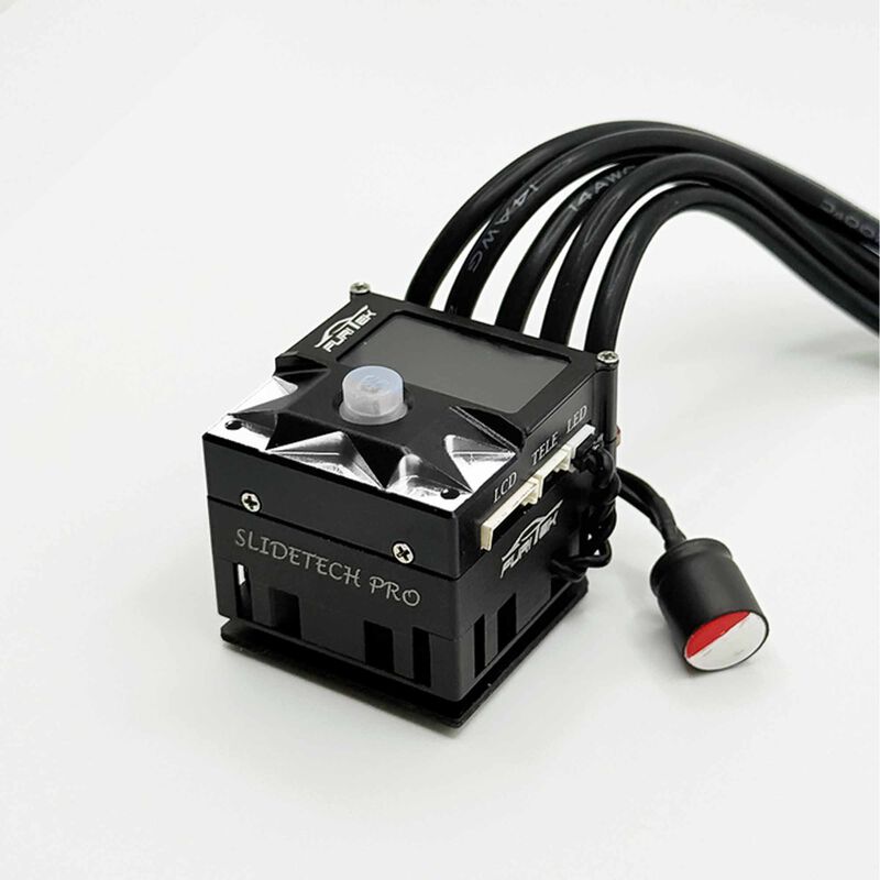 SideTech Pro Drift Sensored Electronic Speed Control with OLED Screen, Black