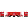 HO Bay Window Caboose with Lights, WPRR #2
