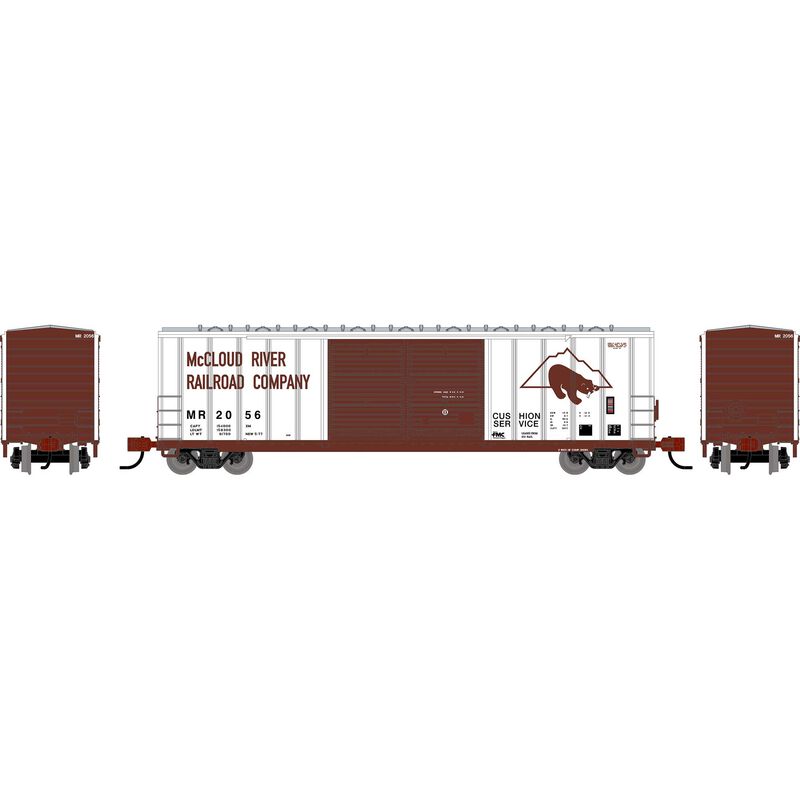 N ATH 50' FMC Centered Double Door Box Car, MR #2056