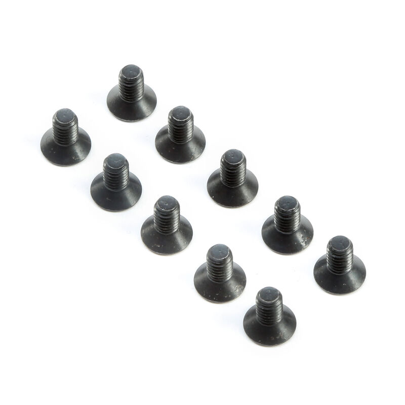 Flat Head Screws M4 x 8mm (10)
