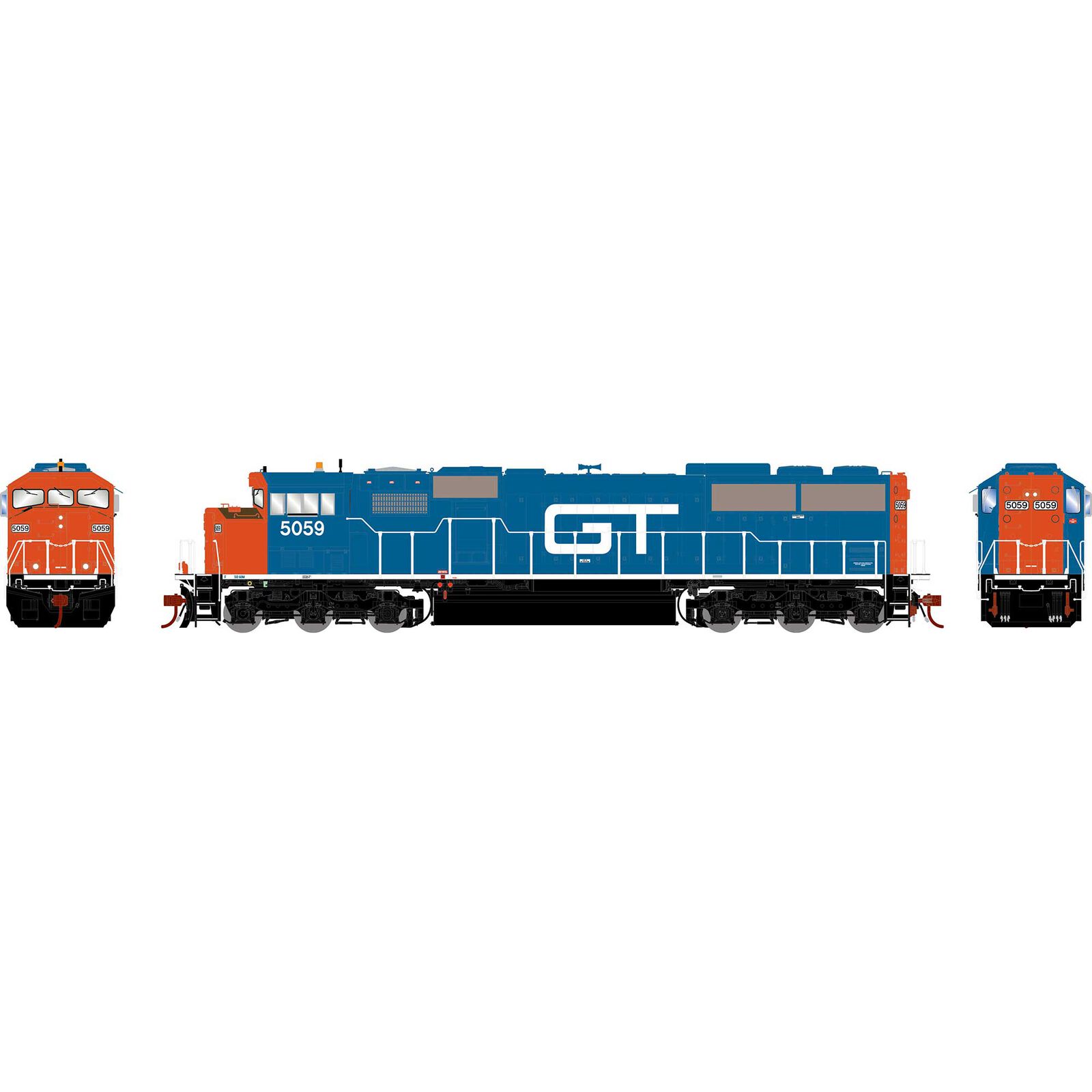 HO GEN SD60M Tri-Clops Locomotive w/DCC & Sound, Legendary Liveries GTW #5059
