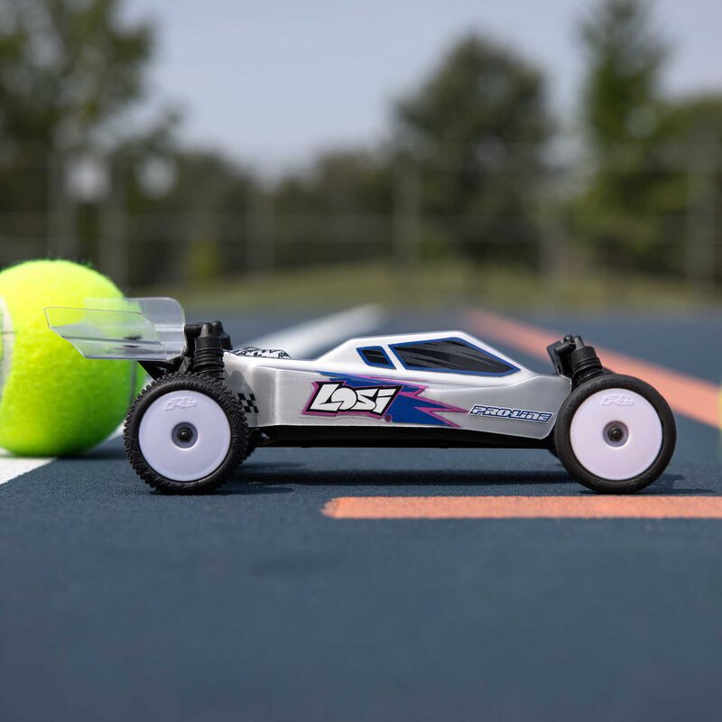 1/24 Micro-B 2S 2WD RTR Race Buggy (Battery & Charger Included), Silver