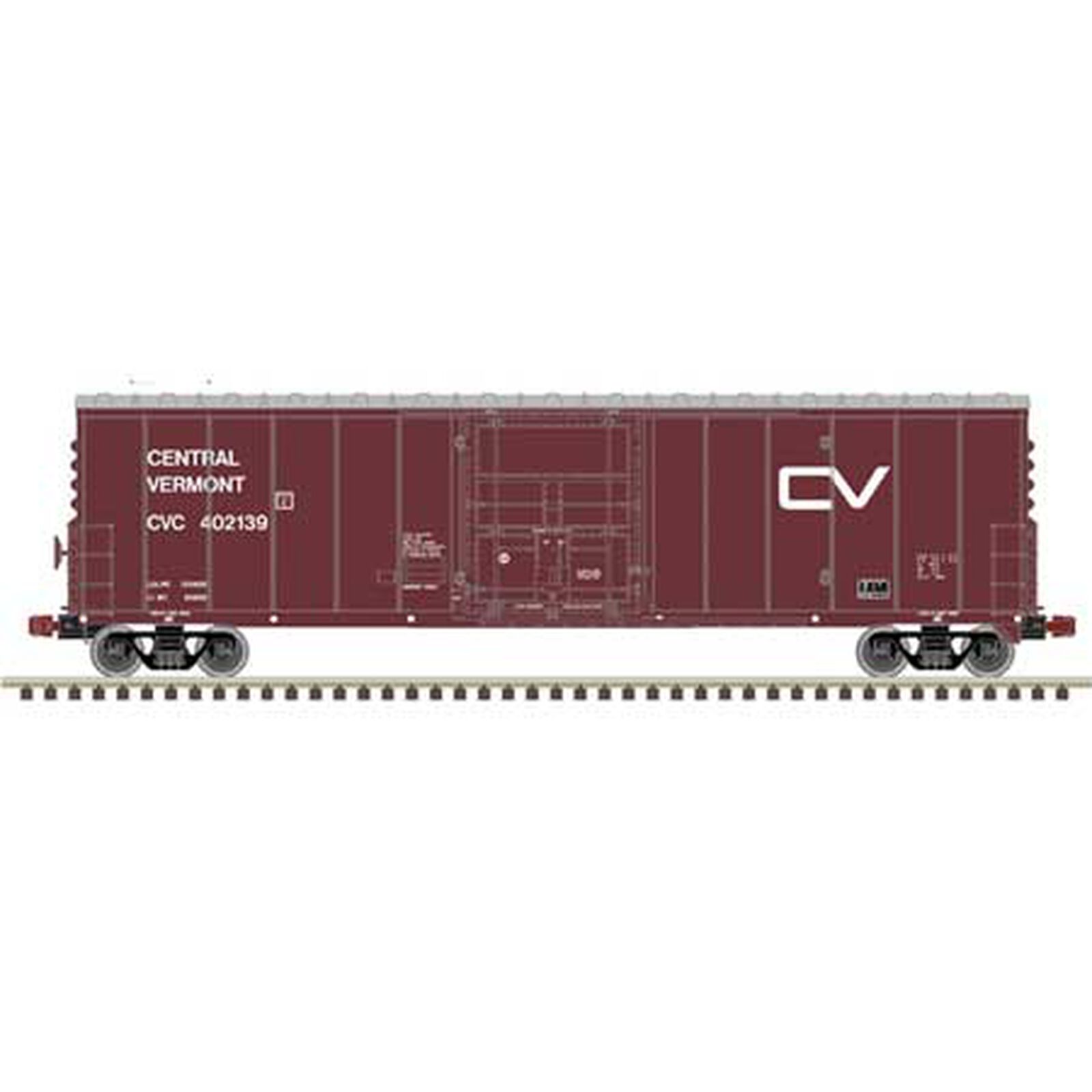 Central Vermont (small CV) 402290 (Brown / White)