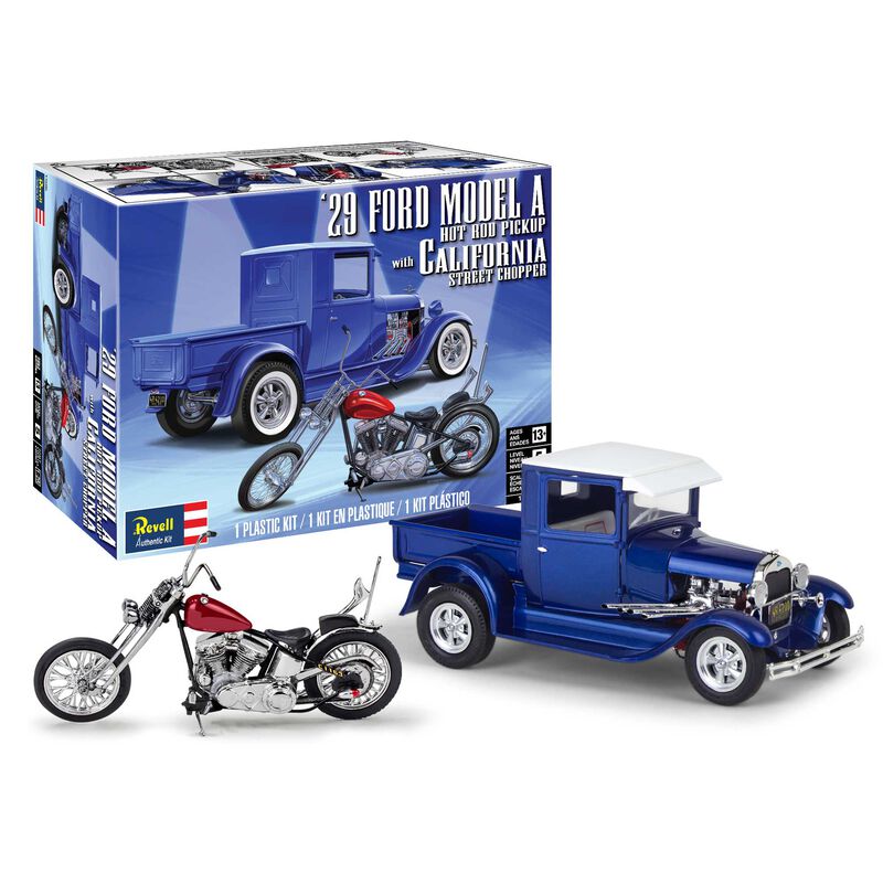 1/25 1929 Model A Pickup with California Street Chopper