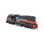 HO GP40-2L Locomotive with DCC & Sound, Guilford/MEC #514