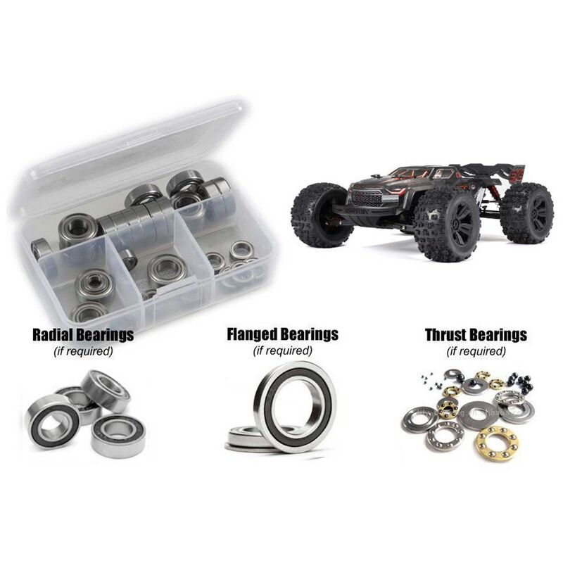 ARRMA Kraton 6s BLX Extreme Bash(#ARA8708) Rubber Shielded Bearing Kit