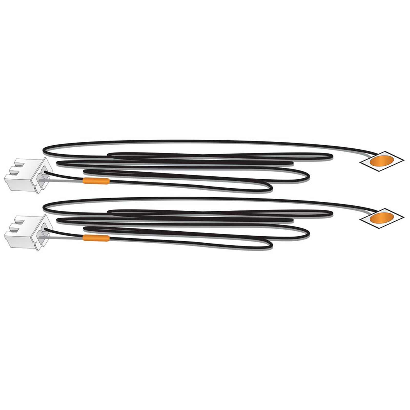 Stick-On LED Lights, Orange