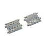 N 2-7/16" Double Track Straight, Concrete Ties (2)