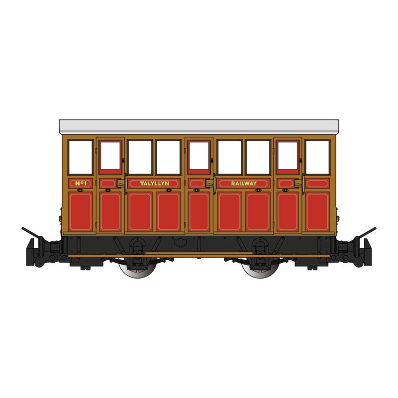 HOn30 Narrow Gauge Talyllyn Railway Carriage #1