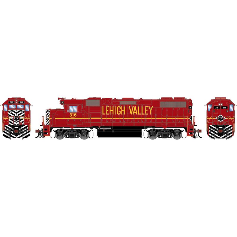 HO GEN GP38-2 Locomotive w/DCC & Sound, LV #316